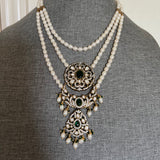 Fresh Pearls Victorian Pendant Necklace