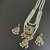 Fresh Pearls Victorian Pendant Necklace