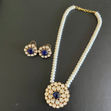 Genuine Fresh Button Pearl Necklace