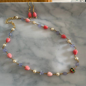 Antique Jadau Beaded Necklace