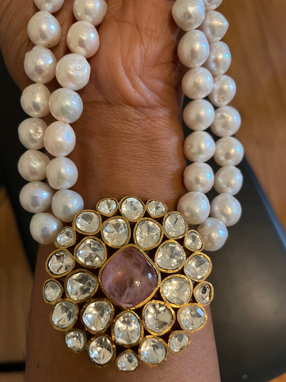 Genuine Unshaped Keshi Pearl Necklace