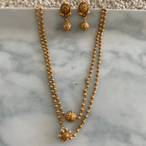 Elegant Antique two layer Patterned Necklace