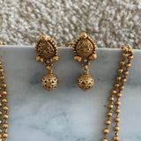 Elegant Antique two layer Patterned Necklace