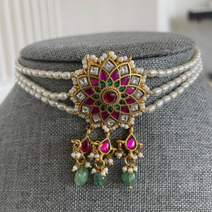 Antique Jadau Choker Necklace(Necklace only)