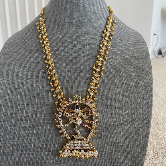 Antique Jadau  Dancing  Nataraj Necklace (Necklace only)