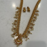Guttapusalu Peacock Necklace (Long)