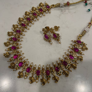 Elegant Ganesha Kemp Necklace