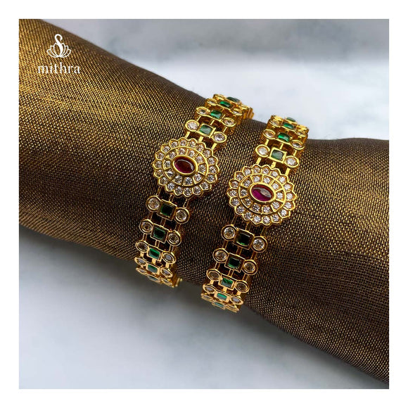 Green Kada Bangles