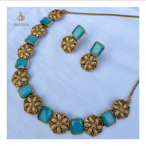 Antique Floral Necklace
