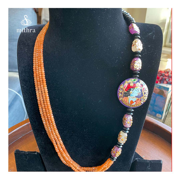 Hand-Painted Statement Necklace