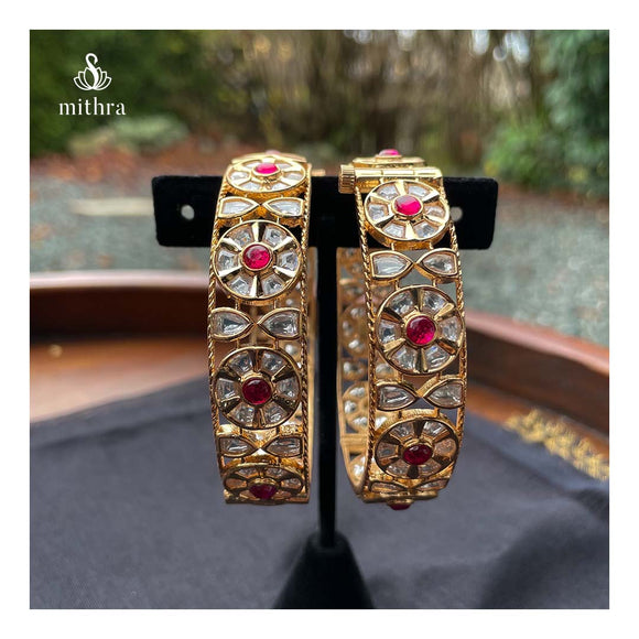 Handmade Kundan  Bangles