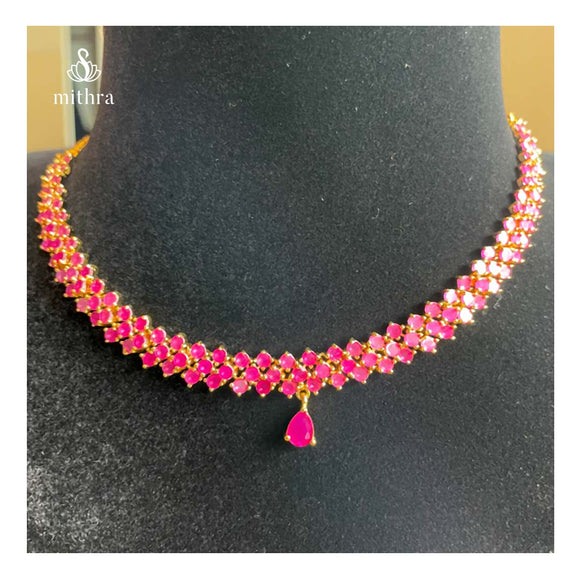 Elegant Zircon necklace