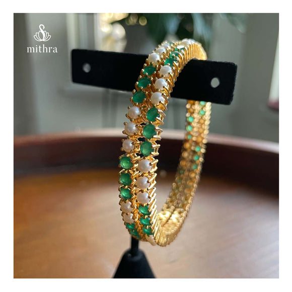 Multi  Bangles(Pearl/Stone)