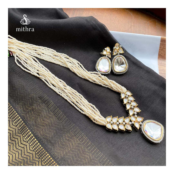 Handmade Uncut Polki Necklace