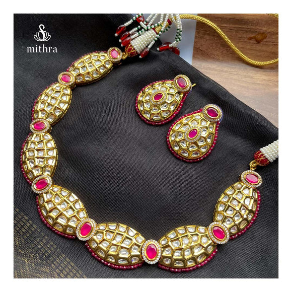 Elegant Designer Polki  Necklace