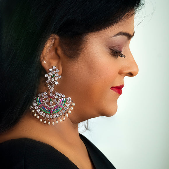 Zircon Statement Earrings
