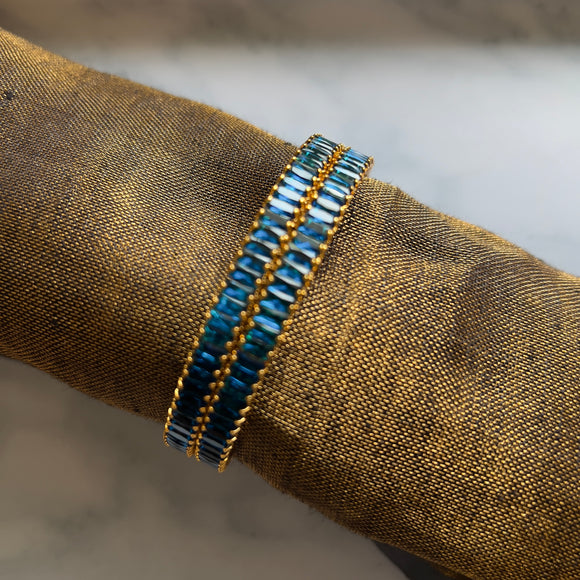 Blue Stone Bangles