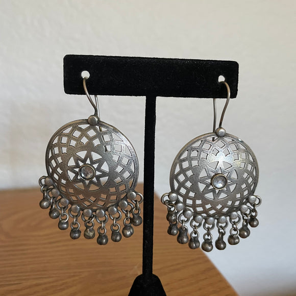 German Silver  Hook  Earrings