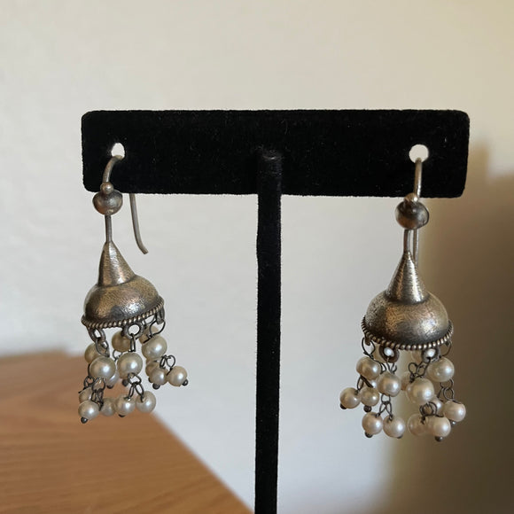 German Silver  Hook  Earrings