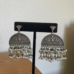 German Silver Dangler  Earrings