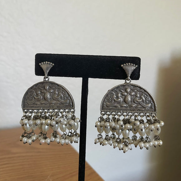 German Silver Dangler  Earrings