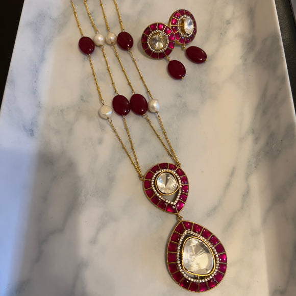 Designer Moissanite Necklace - Kanaa