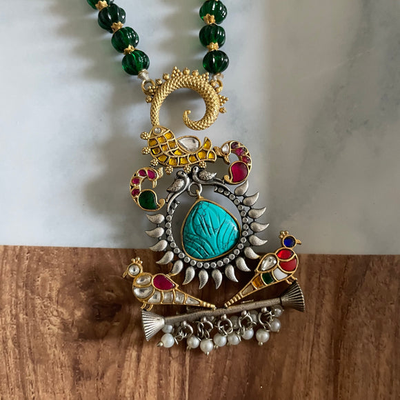 Turquoise Temple Fusion Necklace