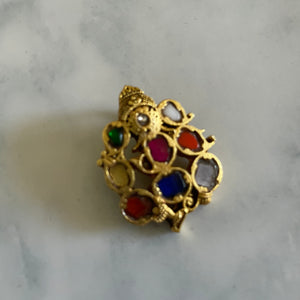 Antique Jadau Ganesha Pendant(Pendant only)