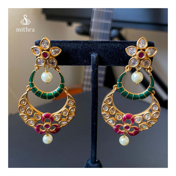 Antique  Kundan Earrings