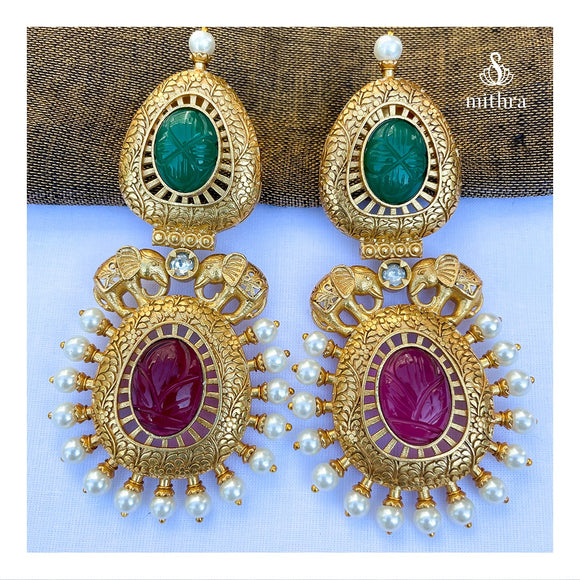 Statement Elephant Fusion Earrings