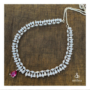 Elegant Zircon necklace