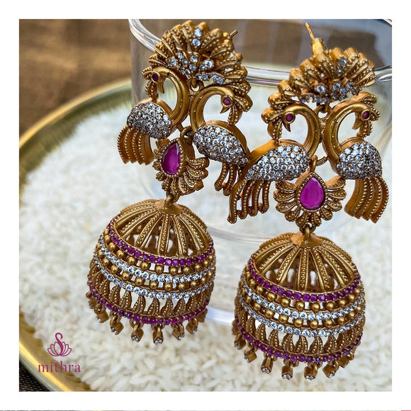 Antique Big Jhumka Earrings