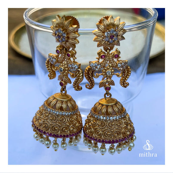 Antique Jhumka Earrings