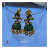 Meenakari Jhumka Earrings