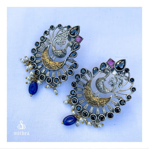 Dual Tone Earrings