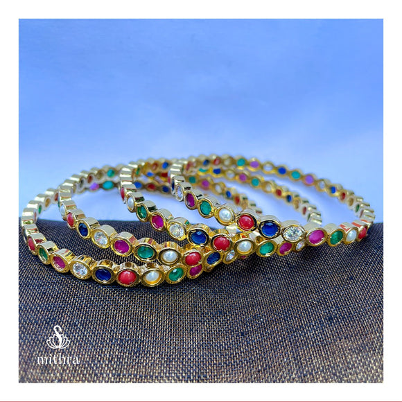 Navaratna Stone Bangles