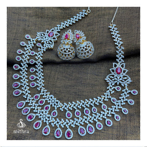 Bridal American Diamond Necklace