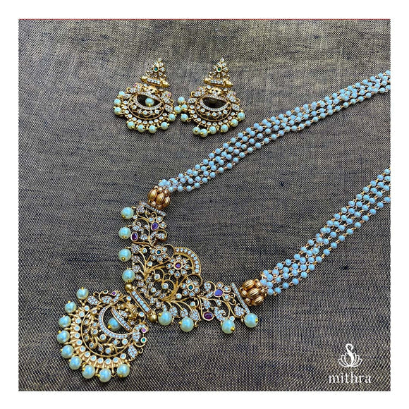 Antique Long Pearl Necklace