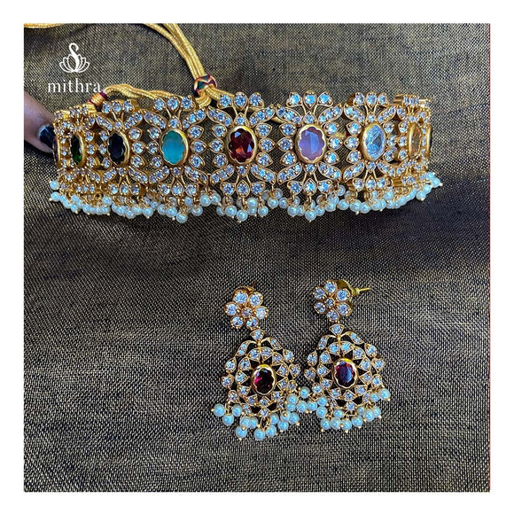 Navaratna Choker Necklace