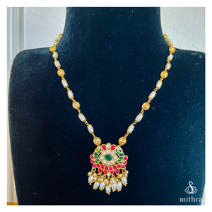 Antique Jadau Pearl Necklace